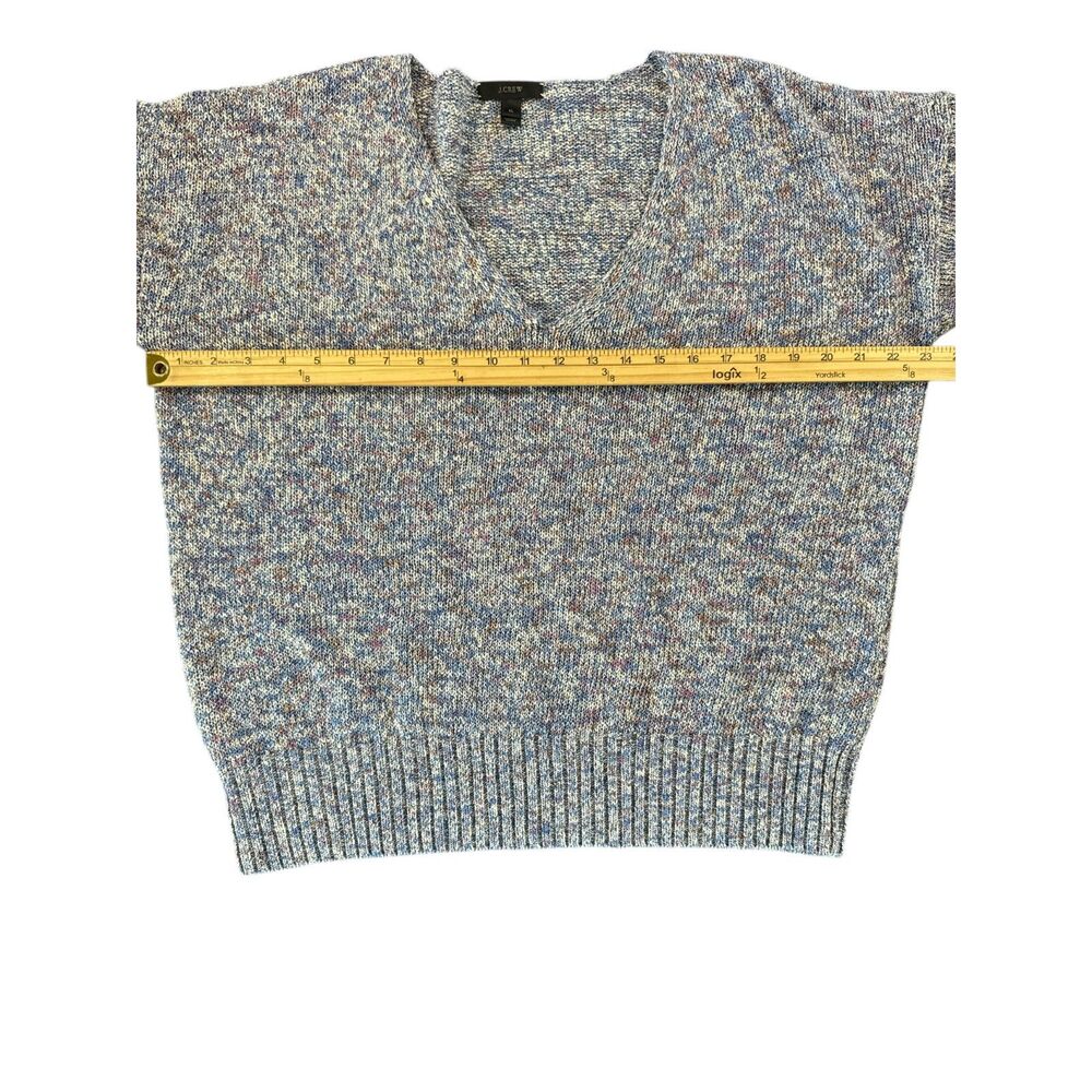 J. Crew Flare-sleeve Marled Swing Sweater - Picture 5 of 7